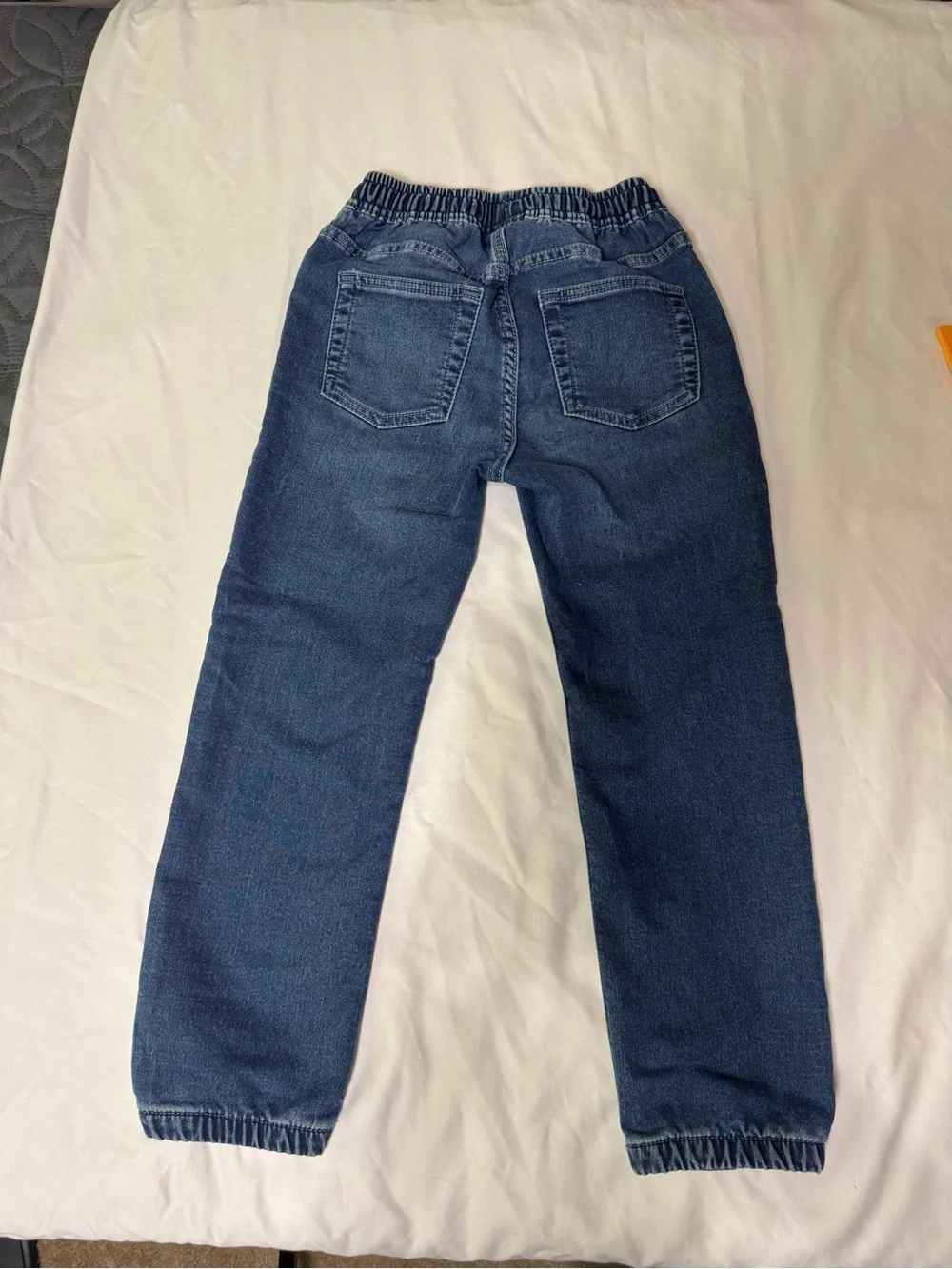 Gap Kids Boys S Regular Dark Wash Denim Jogger Jeans | Nicole Thrift Value